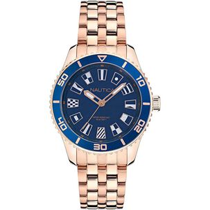 Reloj Nautica Mujer Deluxe Edition Oro Rosa Nappbs027